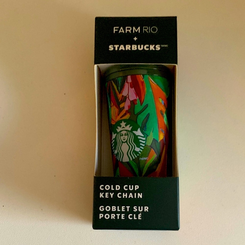 Farm Rio + Starbucks Cold Cup Key Chain - Picture 5 of 5